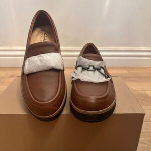 Clark Leather Collection Shoes, Brown , Size 9